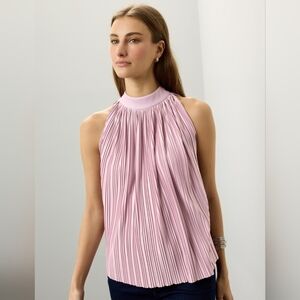 Atlein x RTR Mauve Plisse Top